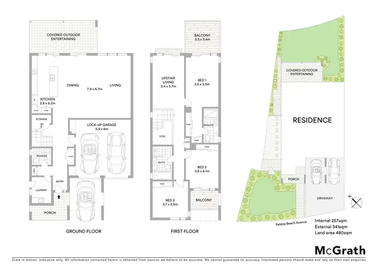 Floorplan of Homely house listing, 47 Pebble Beach Avenue, Magenta NSW 2261