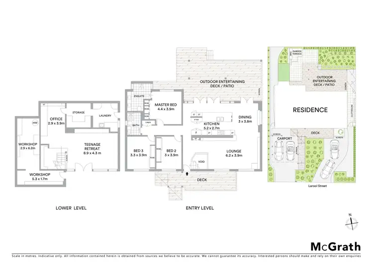 Floorplan of Homely house listing, 5 Larool Street, Kenmore QLD 4069