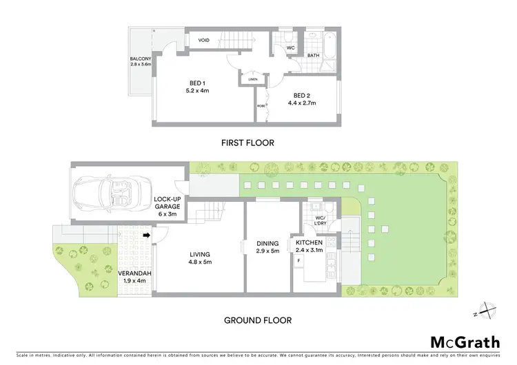 Floorplan of Homely townhouse listing, 7/69 Vega Street, Revesby NSW 2212