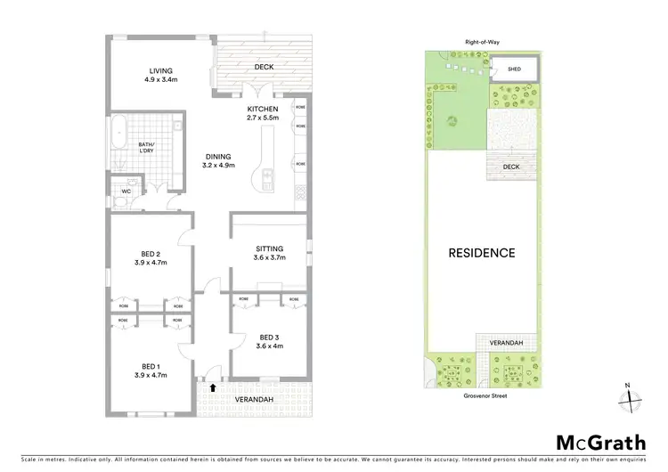Floorplan of Homely house listing, 16 Grosvenor Street, Balaclava VIC 3183