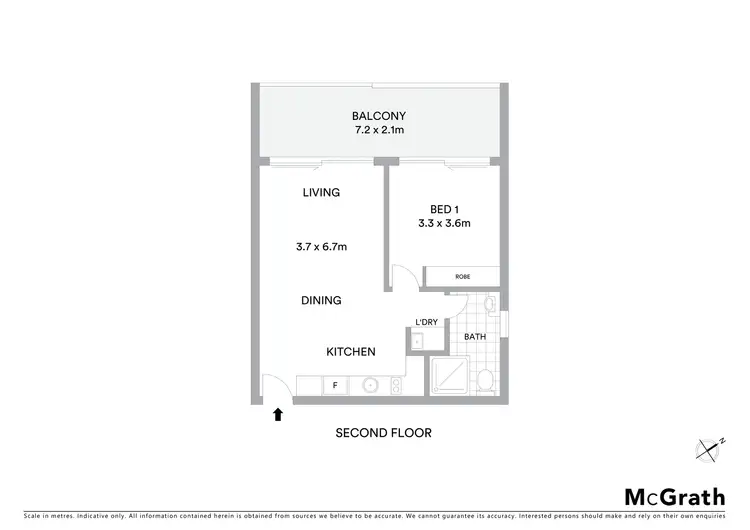Floorplan of Homely apartment listing, 22/15 Braybrooke Street, Bruce ACT 2617