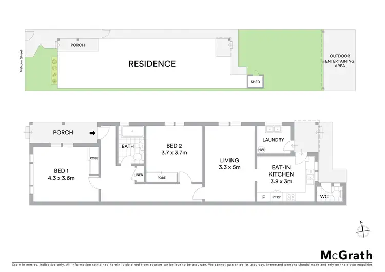 Floorplan of Homely house listing, 9 Malcolm Street, Mascot NSW 2020