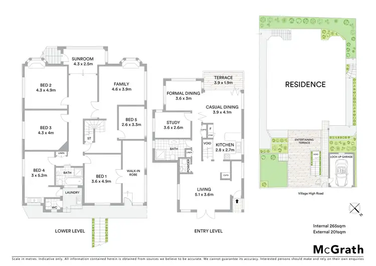 Floorplan of Homely house listing, 58 Village High Road, Vaucluse NSW 2030