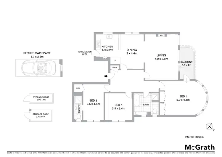 Floorplan of Homely apartment listing, 2/5 Gladswood Gardens, Double Bay NSW 2028