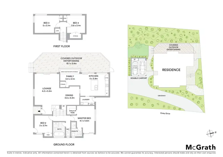Floorplan of Homely house listing, 99 Oxley Drive, Mount Colah NSW 2079