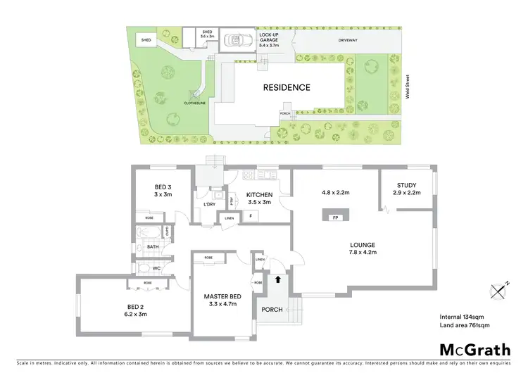 Floorplan of Homely house listing, 7 Weld Street, Yarralumla ACT 2600