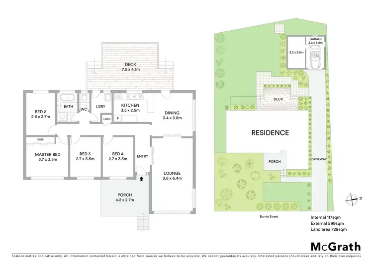Floorplan of Homely house listing, 4 Burnie Street, Lyons ACT 2606