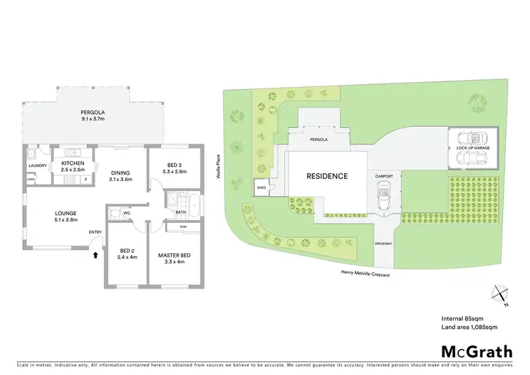 Floorplan of Homely house listing, 6 Henry Melville Crescent, Gilmore ACT 2905