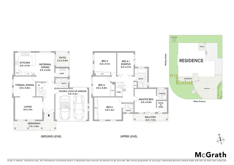 Floorplan of Homely house listing, 15 Betty Avenue, Winston Hills NSW 2153