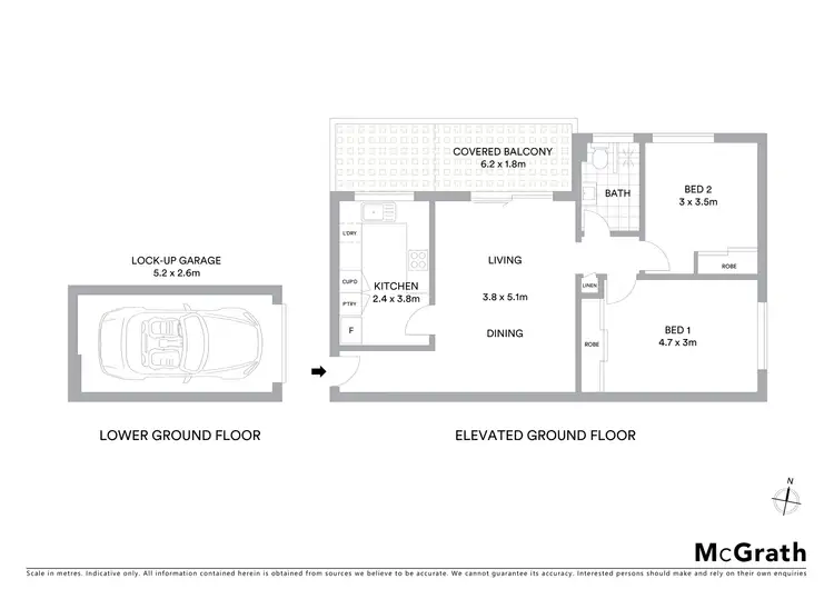 Floorplan of Homely apartment listing, 1/6 Murray Street, Lane Cove NSW 2066
