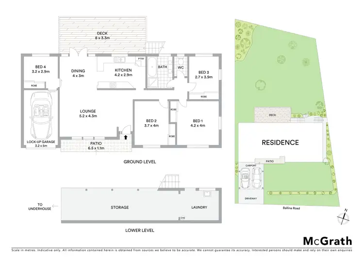 Floorplan of Homely house listing, 216 Ballina Road, East Lismore NSW 2480