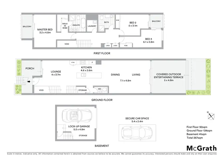 Floorplan of Homely townhouse listing, 12 Scotsman Street, Forest Lodge NSW 2037