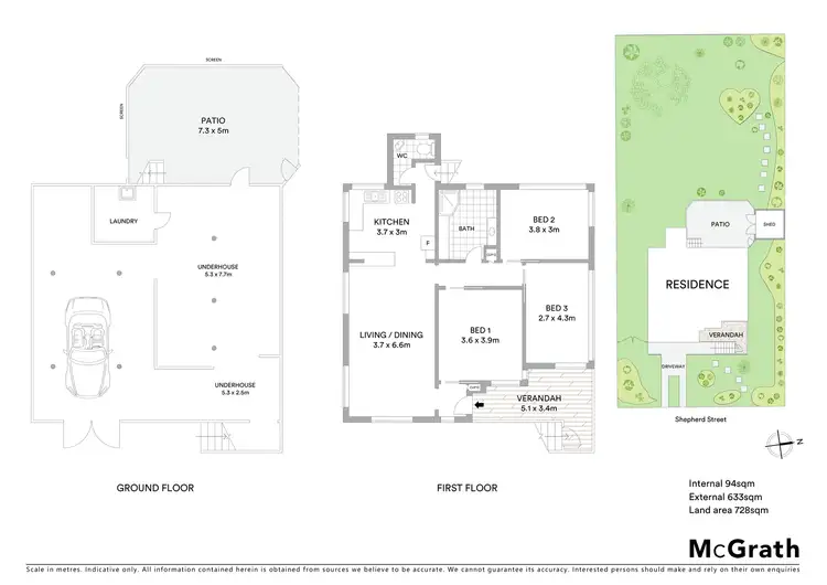 Floorplan of Homely house listing, 133 Shepherd Street, Koongal QLD 4701