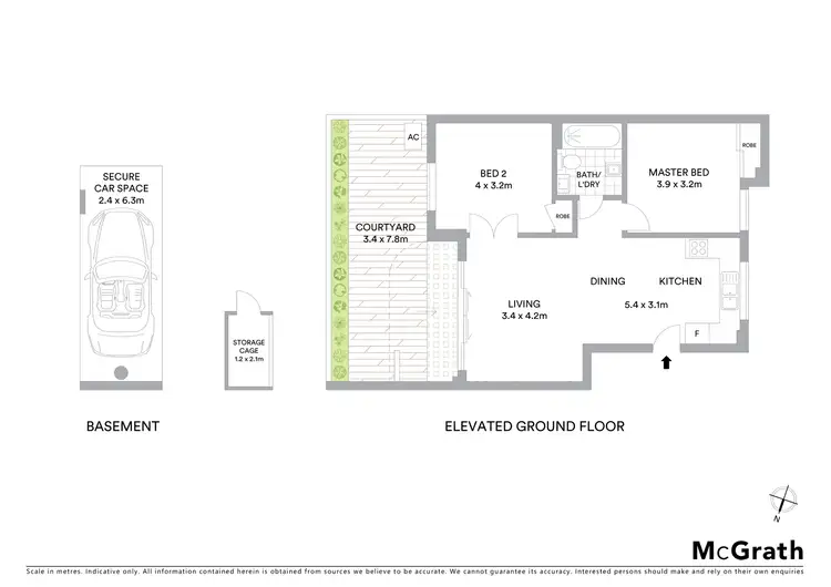 Floorplan of Homely apartment listing, 4/89 Queenscliff Road, Queenscliff NSW 2096