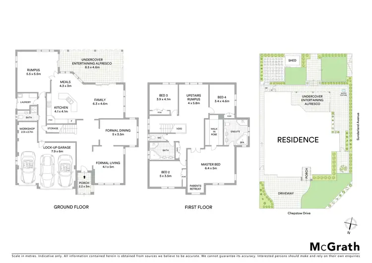 Floorplan of Homely house listing, 12 Chepstow Drive, Castle Hill NSW 2154