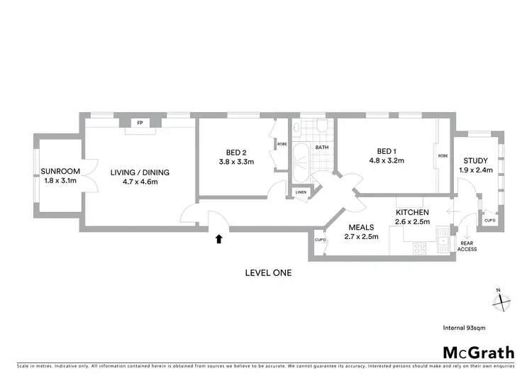 Floorplan of Homely apartment listing, 4/7 Mulwarree Avenue, Randwick NSW 2031