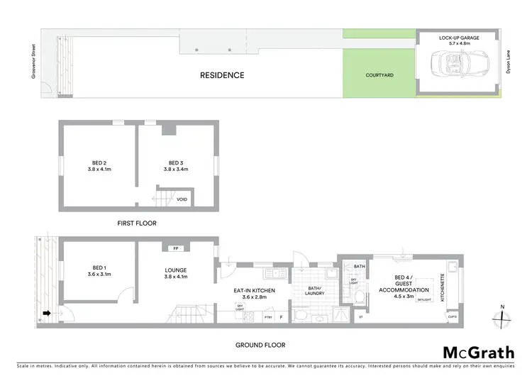 Floorplan of Homely house listing, 43 Grosvenor Street, Woollahra NSW 2025
