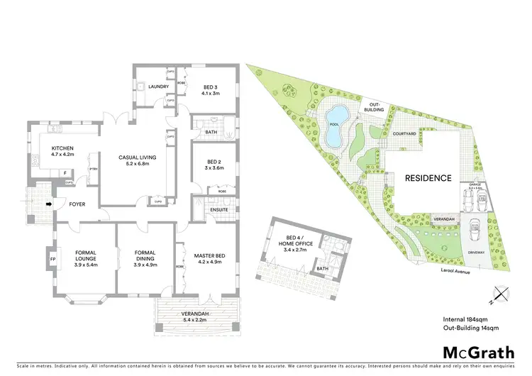 Floorplan of Homely house listing, 1 Larool Avenue, Lindfield NSW 2070