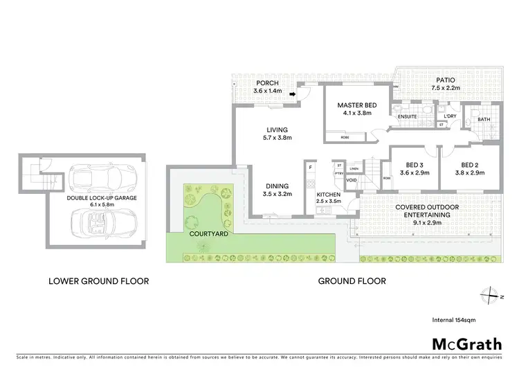 Floorplan of Homely villa listing, 2/33 Monash Road, Gladesville NSW 2111