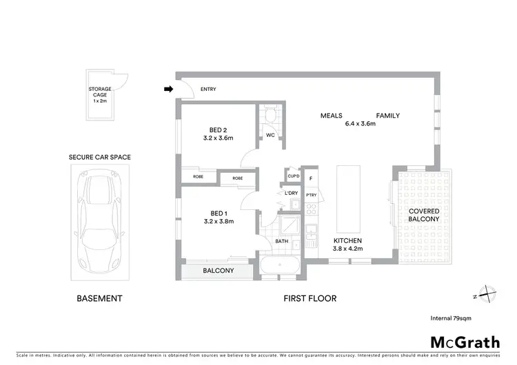 Floorplan of Homely apartment listing, 19/5-7 Alfrick Road, Croydon VIC 3136
