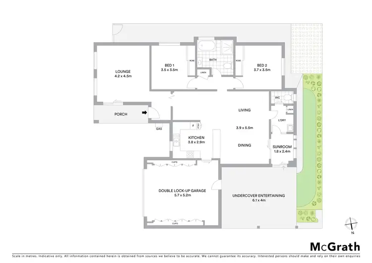 Floorplan of Homely villa listing, 3/46A Frith Street, Kahibah NSW 2290