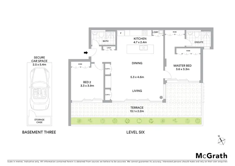 Floorplan of Homely apartment listing, 606/245 Pacific Highway, North Sydney NSW 2060