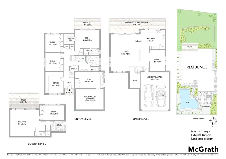 Floorplan of Homely house listing, 61 Berne Street, Bateau Bay NSW 2261