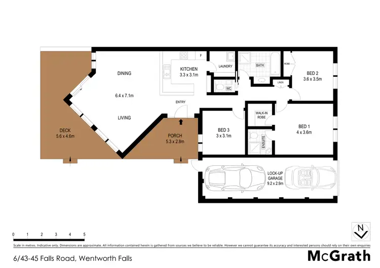 Floorplan of Homely unit listing, 6/43-45 Falls Road, Wentworth Falls NSW 2782