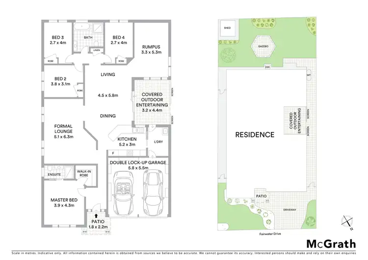 Floorplan of Homely house listing, 110 Fairwater Drive, Harrington Park NSW 2567