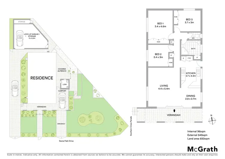 Floorplan of Homely house listing, 6 Dame Patti Drive, Sunrise Beach QLD 4567