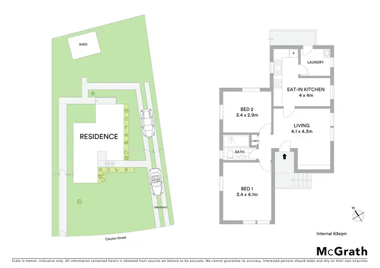 Floorplan of Homely house listing, 17 Clayton Street, Ryde NSW 2112