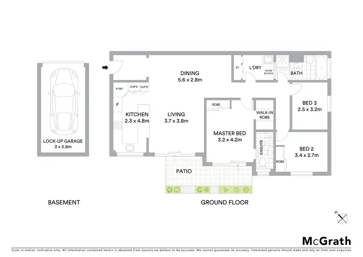 Floorplan of Homely apartment listing, 4/5 Lewis Street, Cronulla NSW 2230