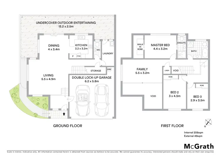 Floorplan of Homely townhouse listing, 1/57 Jervis Drive, Illawong NSW 2234