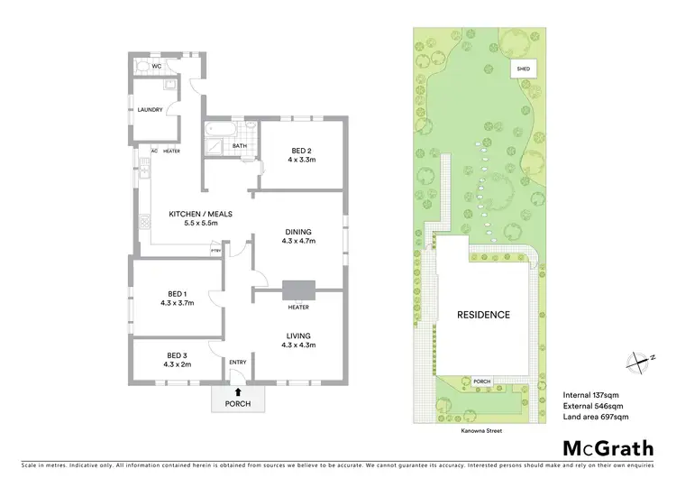 Floorplan of Homely house listing, 14 Kanowna Street, Hampton VIC 3188