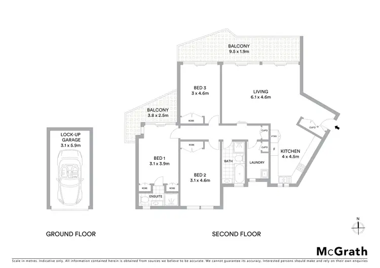 Floorplan of Homely apartment listing, 4/10 William Street, Port Macquarie NSW 2444