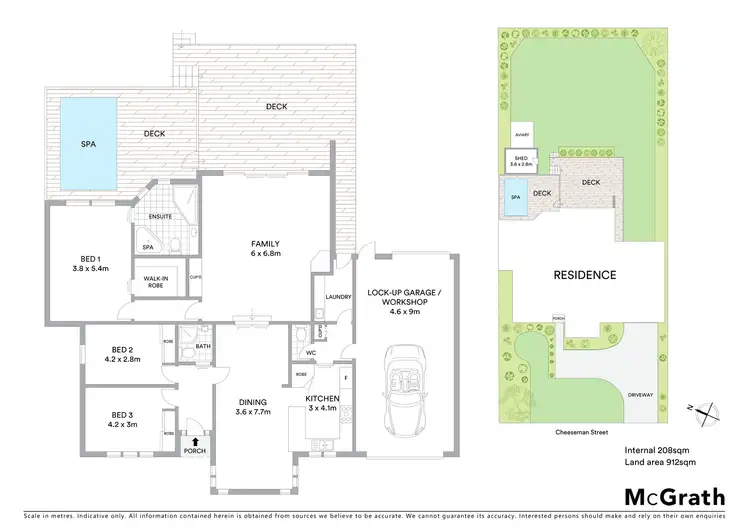 Floorplan of Homely house listing, 6 Cheeseman Street, Croydon VIC 3136