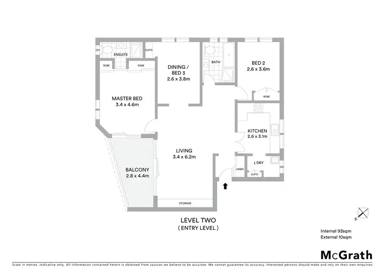 Floorplan of Homely apartment listing, 8/30 Drummoyne Avenue, Drummoyne NSW 2047