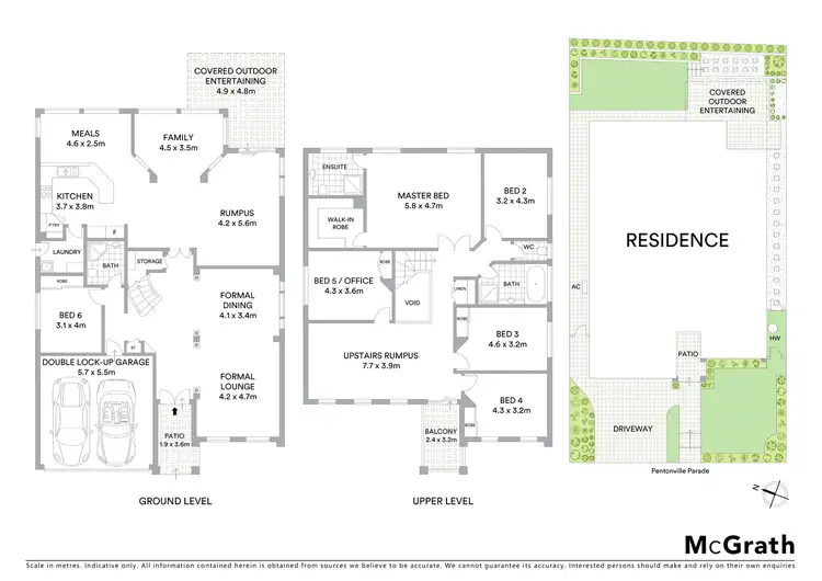 Floorplan of Homely house listing, 72 Pentonville Parade, Castle Hill NSW 2154
