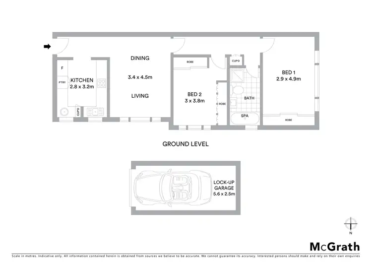 Floorplan of Homely apartment listing, 13/857 Anzac Parade, Maroubra NSW 2035