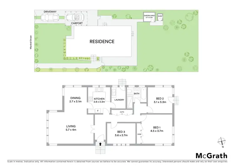Floorplan of Homely house listing, 37a Marshall Street, Bankstown NSW 2200