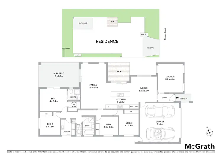 Floorplan of Homely house listing, 74 Narden Street, Crace ACT 2911