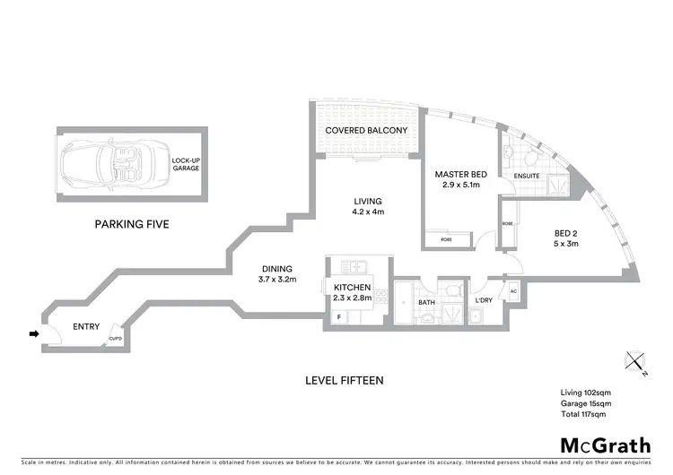 Floorplan of Homely apartment listing, 150/14 Brown Street, Chatswood NSW 2067