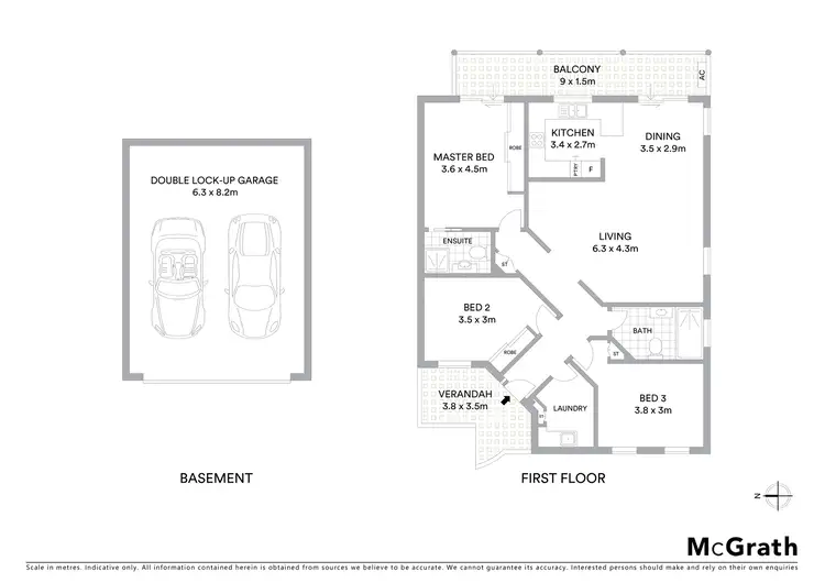 Floorplan of Homely apartment listing, 18/9 Lucas Street, Cronulla NSW 2230