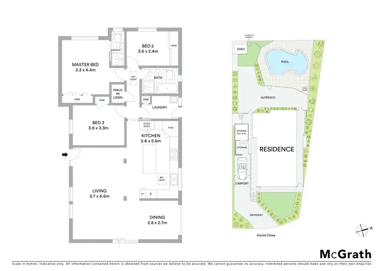 Floorplan of Homely house listing, 2 Kanini Close, Cromer NSW 2099