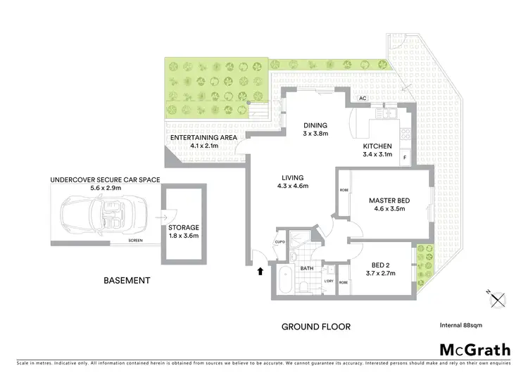 Floorplan of Homely apartment listing, 3/3 Devlin Street, Ryde NSW 2112