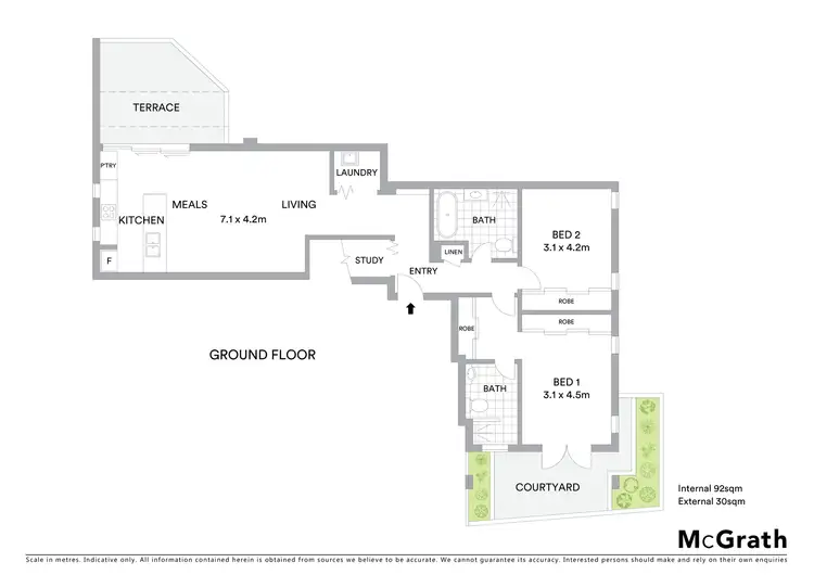 Floorplan of Homely unit listing, 12/6 Ghersi Avenue, Wamberal NSW 2260