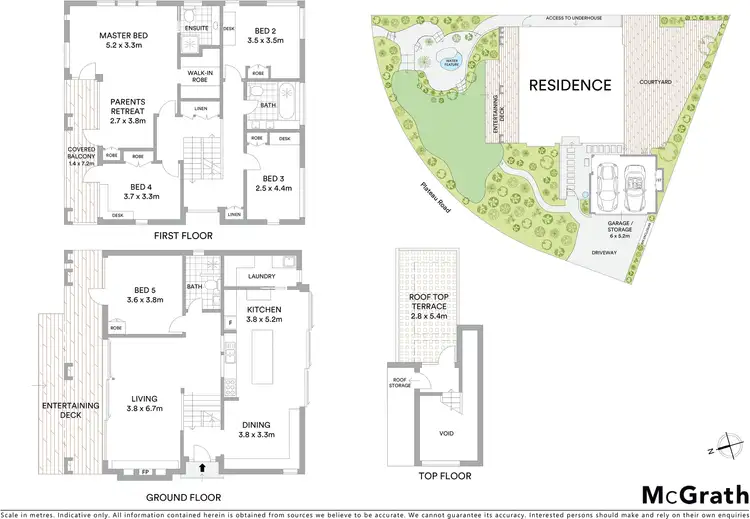 Floorplan of Homely house listing, 75 Plateau Road, Bilgola Plateau NSW 2107