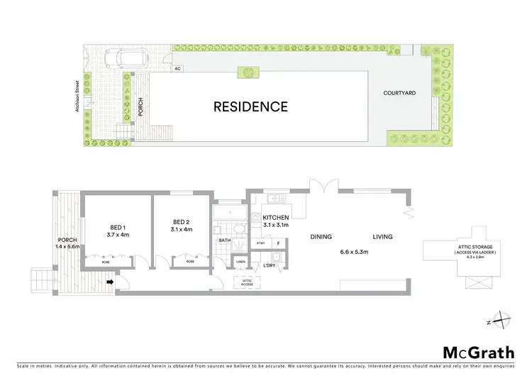 Floorplan of Homely house listing, 87 Atchison Street, Crows Nest NSW 2065