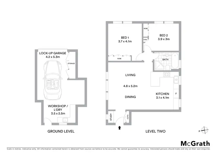 Floorplan of Homely apartment listing, 4/10 Clifton Road, Clovelly NSW 2031