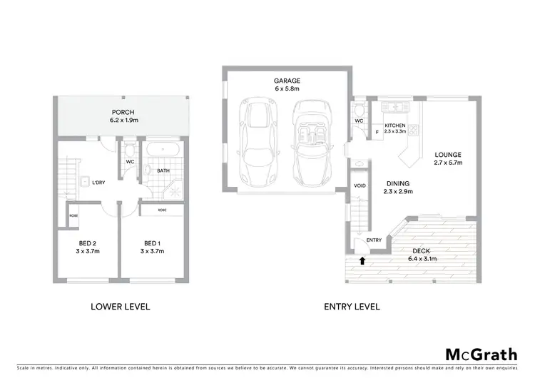 Floorplan of Homely townhouse listing, 1/24 Pendara Crescent, Lismore Heights NSW 2480
